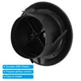 thumbnail image 4 of Cubierta de ventilación redonda ajustable Uxcell de 4 pulgadas, 2 piezas de plástico ABS para el hogar, sala de estar, cocina, oficina, negro, 4 of 6