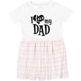 thumbnail image 3 of Inktastic I Love My Dad Girls Toddler Dress, 3 of 5