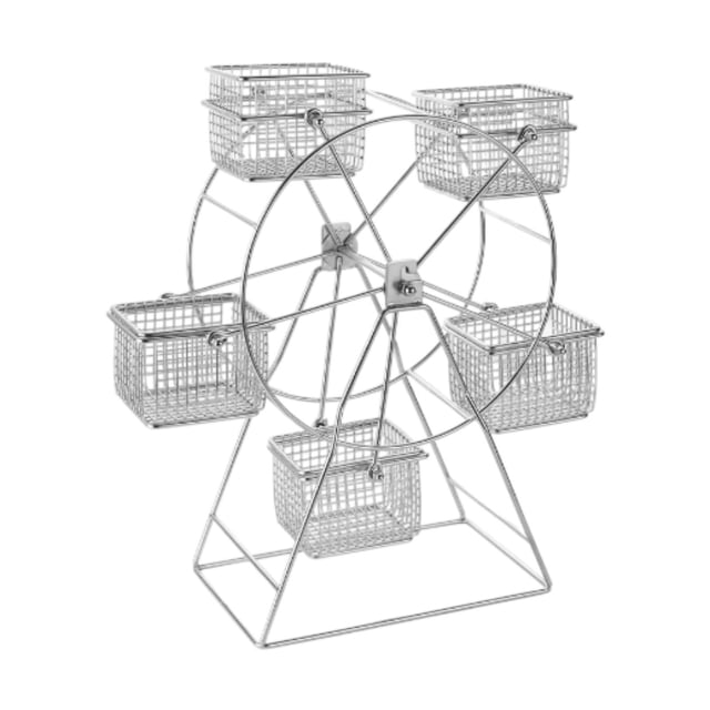 Soporte para servir bocadillos, soporte para postres, expositor decorativo, bandeja giratoria para bocadillos de frutas, noria, bandeja giratoria para