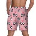 thumbnail image 4 of Balery Valentine'S Day Panda Mens Swim Trunks Swim Shorts for Men Quick Dry Inseam Beach Shorts with Compression Liner Pocket-, 4 of 9