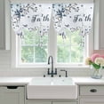 thumbnail image 4 of Texas Star Country Balloon Curtains for Bedroom/Front Door/Bathroom, Blue Farmhouse Branches Tie Up Curtains 63 Inch Length Light Filtering Kitchen Curtains Shades for Windows 46"x63", 4 of 8