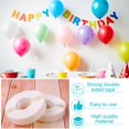 thumbnail image 3 of Clear Balloon Adhesive Dots (1000 Pcs), Double-Sided Removable Tape for Crafts/Parties, 1cm Diameter for Balloon/Scrapbook Decoration, Safe and Easy to Use, 3 of 6