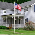 thumbnail image 3 of imerelez 20FT Telescoping Flag Pole Kit,In Ground Telescopic Flag Poles with 3x5 American Flag, Outdoor Old Glory Flagpole Kits for Outside, Yard, Residential or Commercial, 3 of 8
