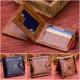 thumbnail image 3 of Men's Wallet US Dollar Bill Bifold Wallet with Magnetic Buckle for Men, 3 of 10