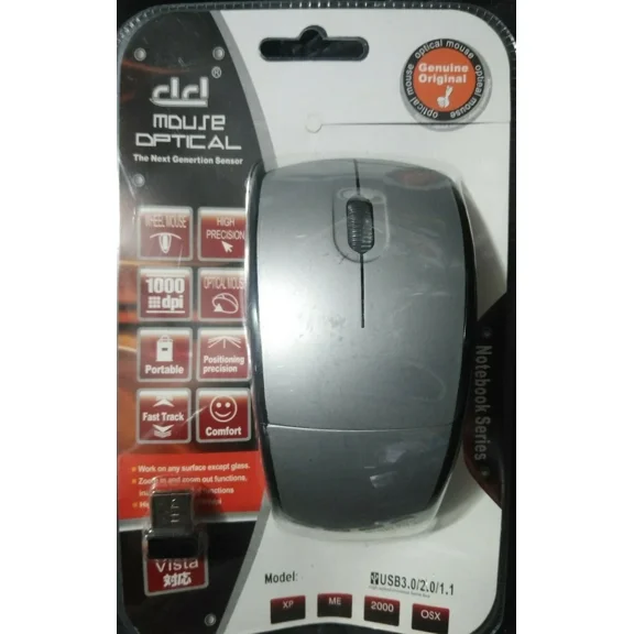 YANI- Wireless Mouse, 3.0G Portable Optical Silent Ergonomic Wireless Computer Mouse