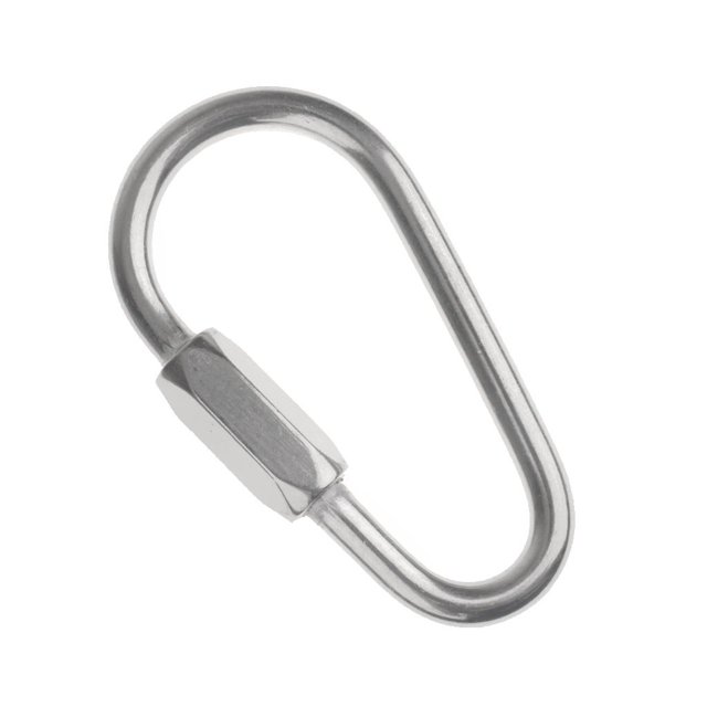 Hebilla De Seguridad 33KN Con Aleación De Aluminio Botón De Escalada Gancho De Mosquetón Macarena Mosquetón