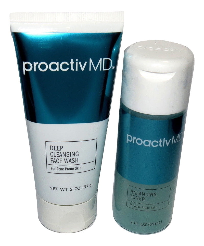 Proactiv MD Deep Cleansing Face Wash 2 oz (57g) + Balancing Toner 2 fl oz (59mL)