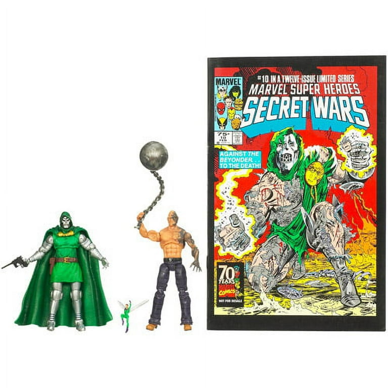 Marvel Universe Absorbing Man & Dr. Doom with Wasp Action