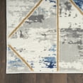 thumbnail image 4 of Nourison Elation Grey/Multi 5'3" x 7'3" Area Rug, Geometric, Modern, Bed Room, Living Room, Dining Room, Kitchen, Easy Cleaning, Non Shedding,, 4 of 8
