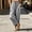 Black, variant on PWPSG Womens Striped Wide Leg Capri Pants, Drawstring Waist Construction, Breathable Fabric with Relaxed Fit for Resort Casual Gathering Brown M
