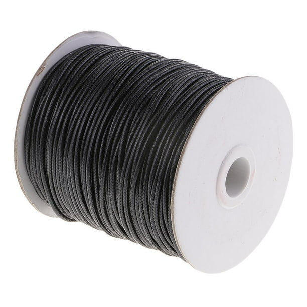 Hilo encerado Macarena 80 metros 2 mm Negro
