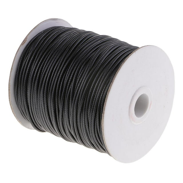 Hilo encerado Macarena 80 metros 2 mm Negro