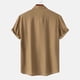 thumbnail image 4 of pstuiky camisetas de hombre, Camisa hawaiana informal de manga corta con cuello vuelto y botones para hombre camisetas de hombre xxl, 4 of 9