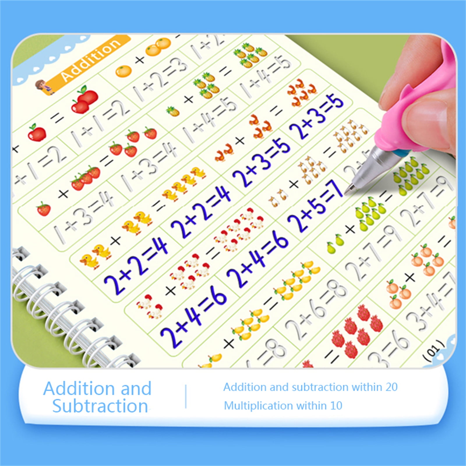 Magic Groove Practice Copybook Set with Pen - Preschool English Versio –  Maths Megamart