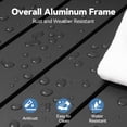 thumbnail image 4 of Crestlive Products Expandable Aluminum Outdoor Patio Dining Table for 6-8, Extendable 41" to 83", Weather-Resistant, 4 of 5