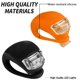 thumbnail image 5 of Ganfancp Led Bike Bicicleta Delantero Trasero Luces Set Empuje Ciclo Clip Luz Artículos En Liquidación 1 Luz Rana Naranja, 1 Luz Rana Negra, 5 of 7