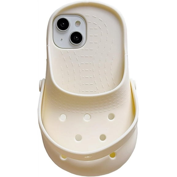 3D Cartoon Case for iPhone 11,Kawaii Phone Case Cute Funny Cave Slippers White Case for Women Soft Silicone Shockproof Cover for iPhone 11