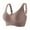 Coffee, variant on successthop Seamless Bras for Women Wireless Padded Plus Size Comfortable Push Up Adjustable Straps Solid Lift Bralette