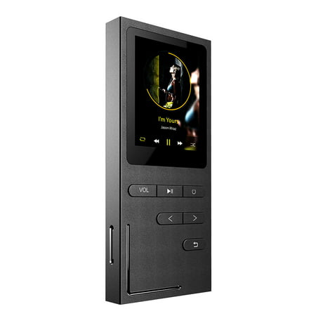 MP3 Player HiFi Metal Music Player Loseless APE FLAC Audio Player Built-in Speaker FM Radio Voice (The Best Flac Player)