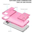thumbnail image 6 of for Google Pixel 8 Phone Case with Tempered Glass Screen Protector Slide Camera Lens Kickstand Military-Grade Bumpers  Shockproof Protective Cover for Women Men Girls Rose Gold, 6 of 14