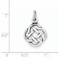 thumbnail image 2 of Beautiful Sterling Silver Antiqued Celtic Knot Charm, 2 of 2