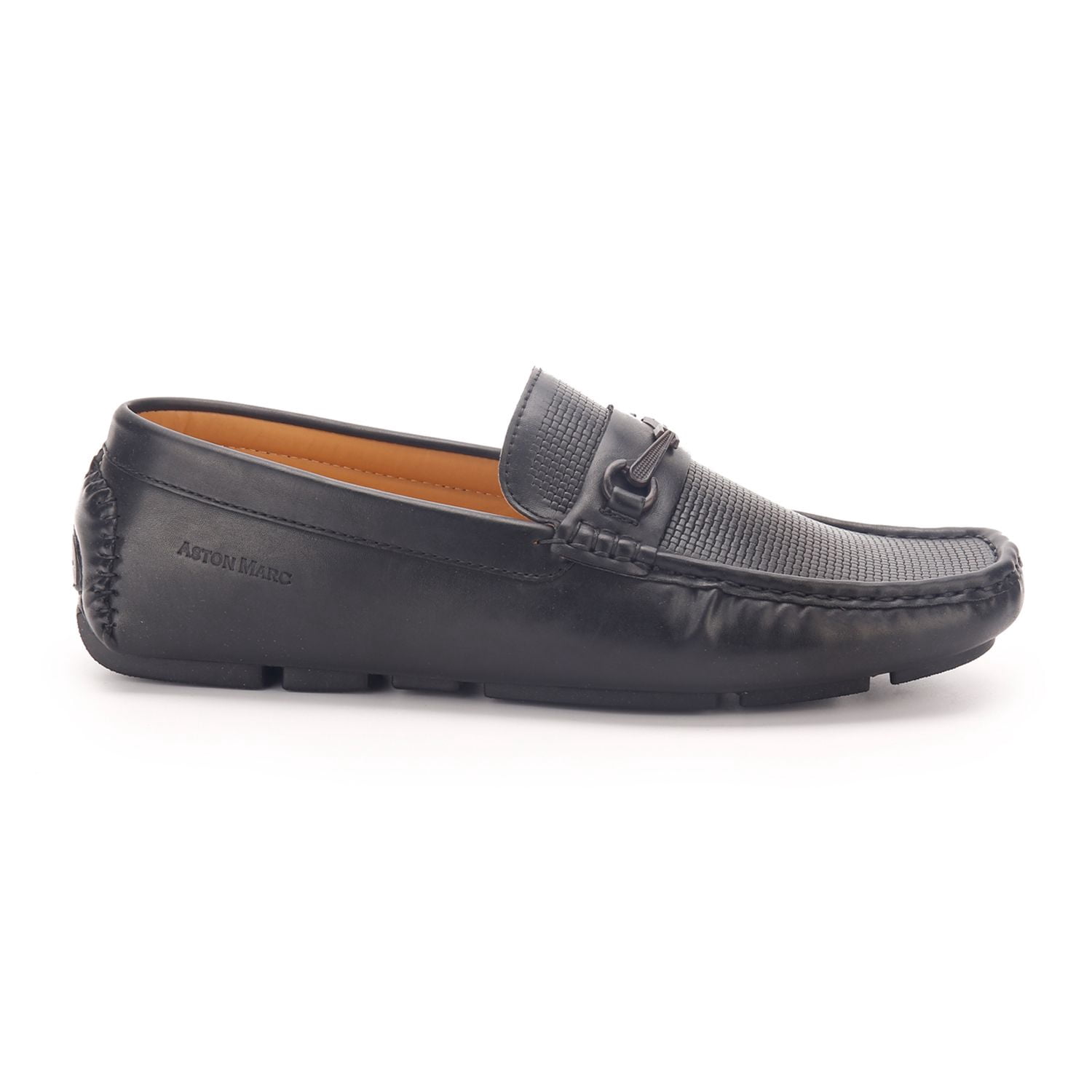 Aston Marc Mens Bit Driving Shoes Navy - Medium