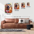 thumbnail image 5 of Welcome Spring Summer Chinese Shar-Pei Portrait Flower Blue Sky Vertical Matte Canvas Poster Dog Lover Wall Art Home Decor - 12001, 5 of 5