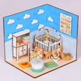 thumbnail image 1 of 1/24 de Bricoje en Casa de Desmontable Dormitorio de Bebé Rompecabezas de Juguete Hugo Kit de casa de muñecas DIY, 1 of 10