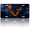 Fiery Dragon Head, variant on 1 Pcs 2D Flat License Plate Covers & Frames, Fiery Dragon Head For Decorative Front, Waterproof For Decoration Aluminum License Plate Covers & Frames Cover For Men Women, 12" X 6"