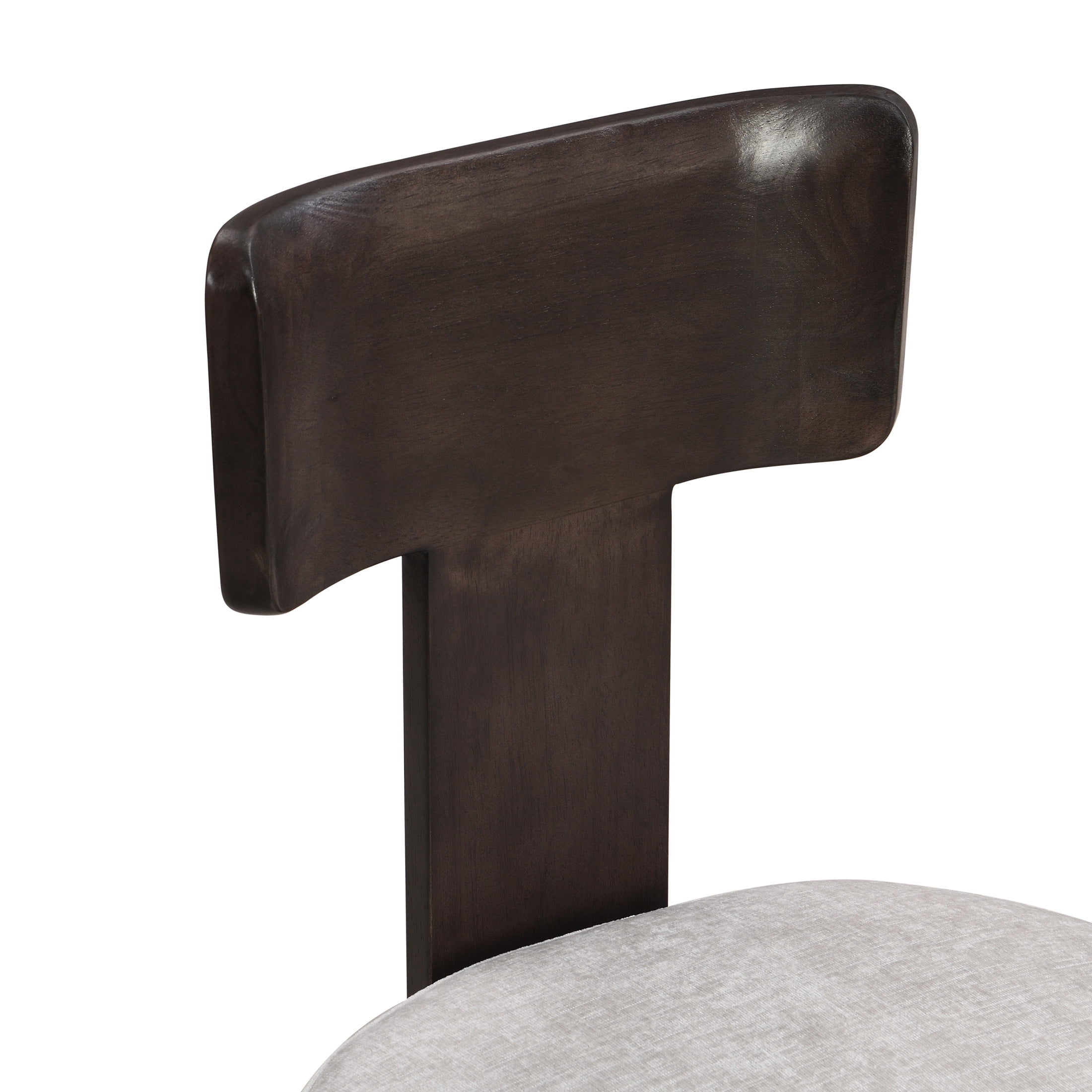 Christopher Knight Home Modern Chenille Upholstered Dining Chairs, Grey, Solid Wood, Set of 2
