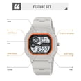 thumbnail image 3 of SKMEI Digital Watch for Men and Women Lightweight TPU Band Outdoor Sport with EL Backlight Stopwatch Alarm 3 Time Display Modes, 3 of 5