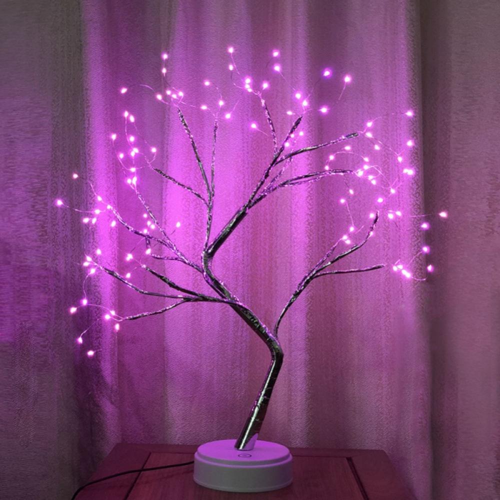 20" Tabletop Bonsai Tree Light with 108 LED Copper Wire String Lights