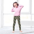 thumbnail image 5 of joogoo Girls' Leggings Cactus Highland Cattle Yoga Pants 9-10T, 5 of 8