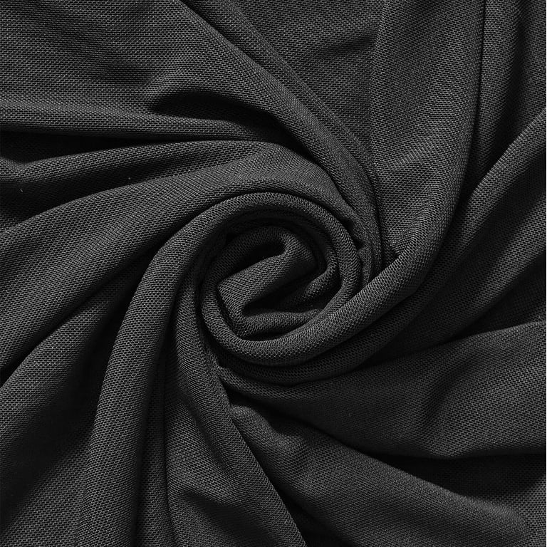 Ben Textiles Power Mesh Black Fabric by The Yard