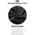 thumbnail image 2 of Ultimate Sack 5000 5-Foot Bean Bag Chair Oversized Foam Lounger, Black Suede Cover, 2 of 6