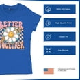 thumbnail image 6 of Better Together T-Shirt Vintage Retro Boho Style 70s Floral Vibe Hippie Peace Love Friendship Bohemian Women's Tee, 6 of 7