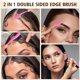 thumbnail image 5 of OPALESQUE 4 Pzas Cepillo de Pelo con Cerdas de Jabalí para Cabello Suave, Frizz, Cola de Caballo Elegante, Moños y Borde de Cabello de Bebé, Peine de Burla / Peine para el Cabello, Cepillo de Borde,, 5 of 9