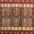 thumbnail image 1 of Ahgly Company Indoor Square Abstract Saffron Red Abstract Area Rugs, 5' Square, 1 of 6