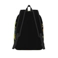 thumbnail image 3 of XMXT Backpack for School Work, Abstract Decorative Feathers Canvas Bookbag Travel Bag for Women Men, M, 3 of 7