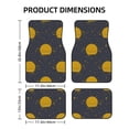 thumbnail image 2 of XMXT Waterproof Floor Mats for Cars, Planet Moon Background Non-Slip Universal Fit Auto Carpet Car Decor Mat for Women Men, Set of 4, 2 of 6