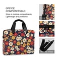 thumbnail image 4 of FORMRS 16" Laptop Bag Carrying Sleeve Case with Handle Travel Shoulder Briefcase, Red Floral, 4 of 8