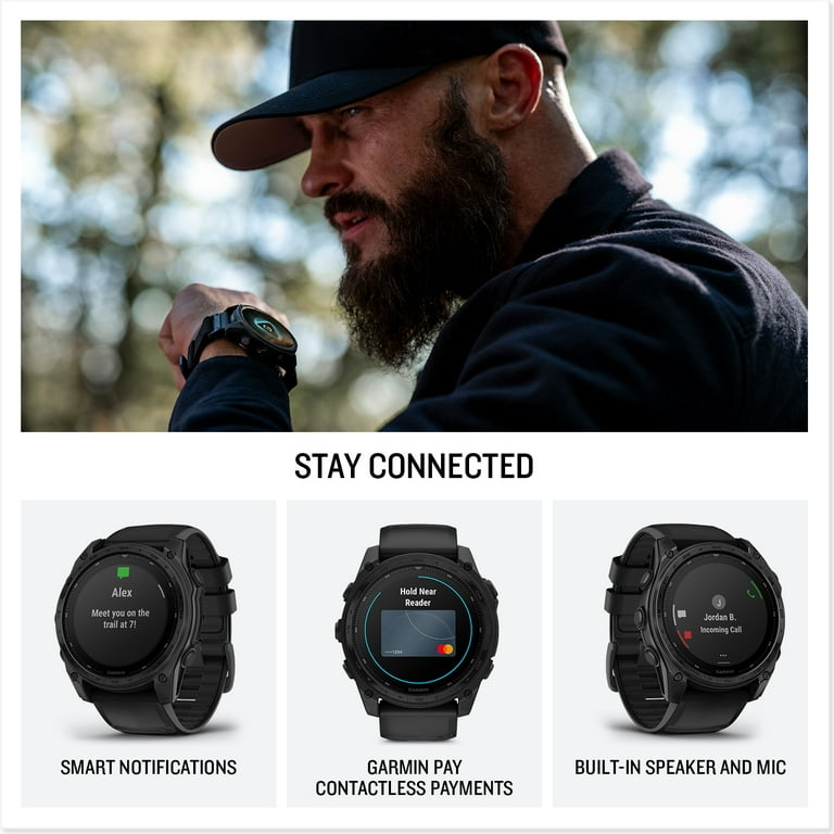 Garmin Tactix 8 51mm Solar Charged Display Smart Watch, Built-in Garmin Tactix 8 51mm Solar Charged Display Smart Watch, Built-in