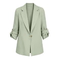 thumbnail image 5 of Byworldtasic Womens Casual Blazers Open Front Long Sleeve Work Office Suit Jackets Blazer, 5 of 9
