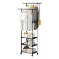 thumbnail image 1 of Rack Perchero Armable con ruedas y zapatera Perfecto para ropa y Zapatos, 1 of 6