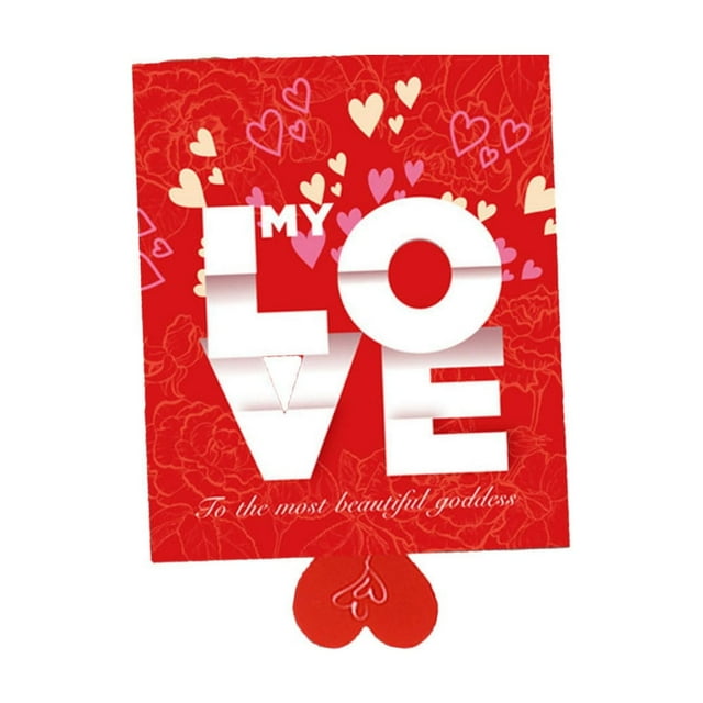 Red Envelope for Valentine's Day 2026 Pull-Out Design with 10 Card Slots Holds Up to 1000 Yuan
