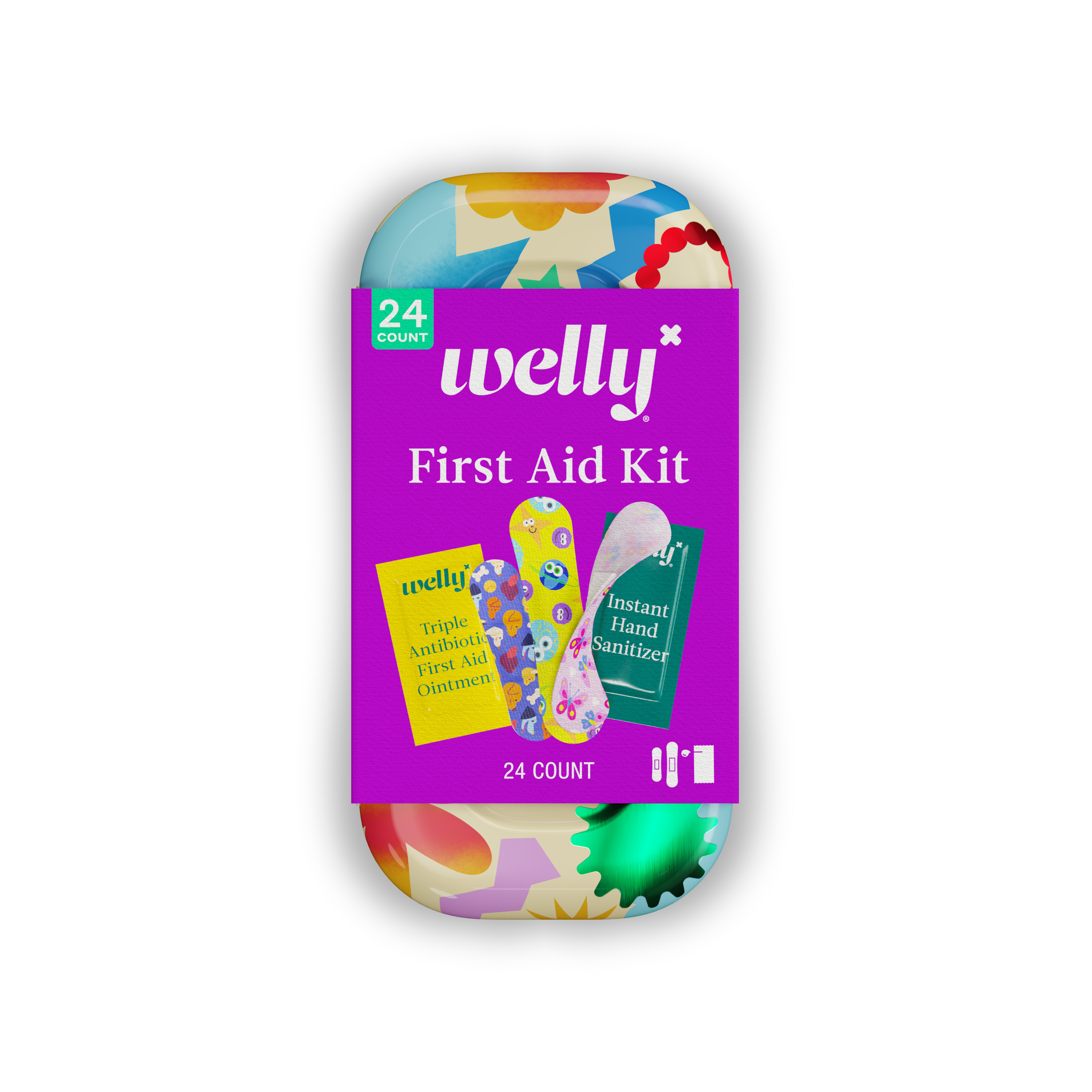 Welly Quick Fix First Aid Kit, 24 Count