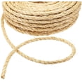 thumbnail image 2 of Cuerda de yute, cuerda trenzada resistente y gruesa para jardinería, manualidades, embalaje, agrupamiento y decoración del hogar, 2 of 4