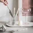 thumbnail image 4 of Dinner Spoon Exquisite Delicate Anti-rust Reusable Dining High Hardness Stainless Steel Faux Pearl Cutter Cutlery Restaurant Accessories, 4 of 8