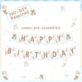thumbnail image 7 of Bear Theme Birthday Decorations Banner, Cute Bear Happy Birthday Banner Photo Booth Props for Girls Boys Birthday Party Supplies Decorations, 7 of 7