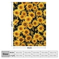 thumbnail image 4 of ONETECH  Fall Throw Blanket Sunflower Soft Lightweight Cozy Warm Blankets &amp; Throws for Couch Bedroom Living Room, 4 of 6